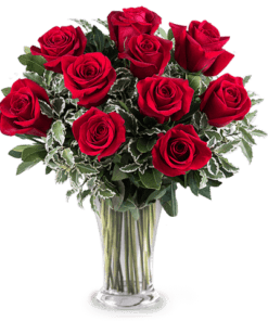 Promesse Rouge :10 Roses Rouges